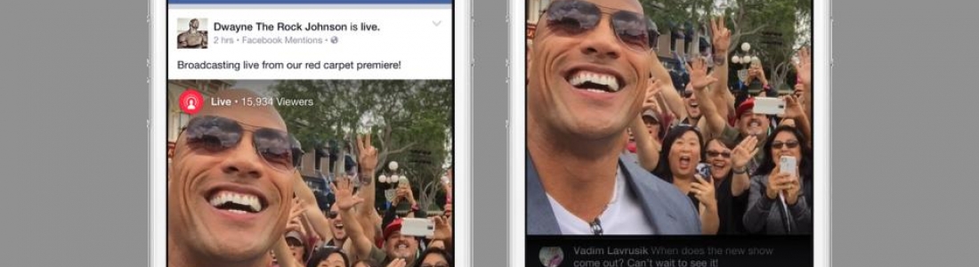 Facebook lanza Live para que las celebridades puedan transmitir online